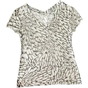 White House Black Market Womens XXS V Neck Top